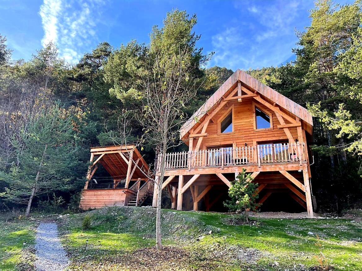 Saint-Étienne-de-Tinée Chalet L'Empreinte מראה חיצוני תמונה